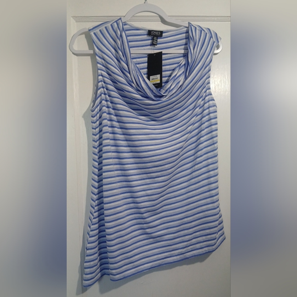 Jones New York Striped Tank Top NWT